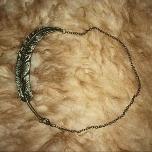 feather necklace
